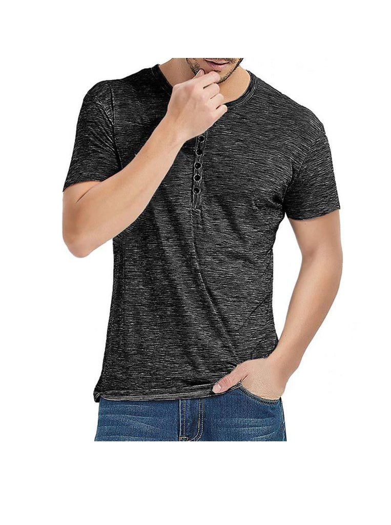 Taylor Jacquard Short-sleeved Casual T-shirt