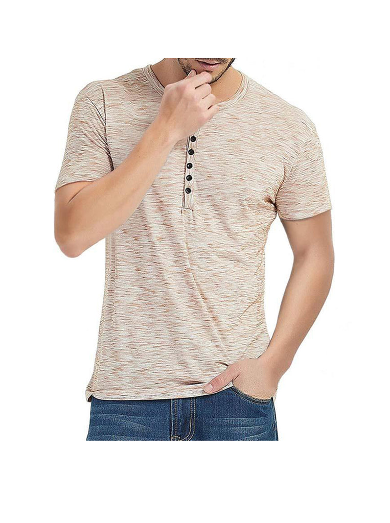 Taylor Jacquard Short-sleeved Casual T-shirt