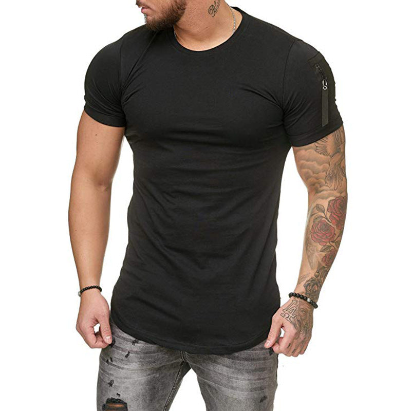 Wesley Zipper Detail Short-sleeved T-shirt
