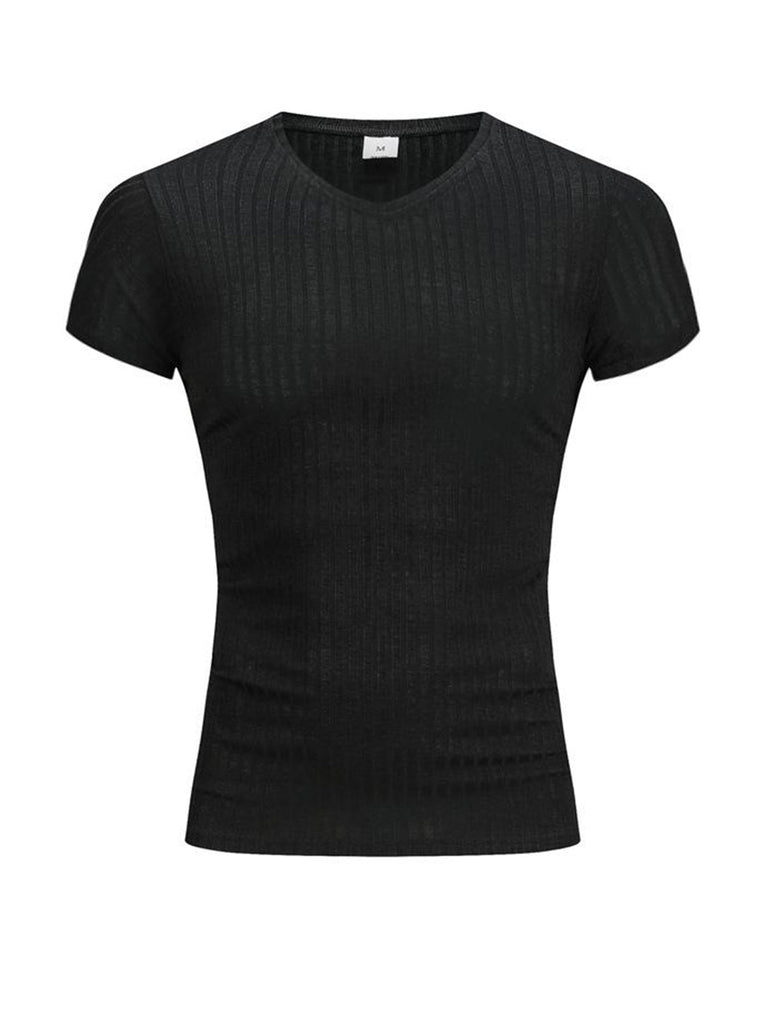 Reginald V-neck Short-sleeved T-shirt