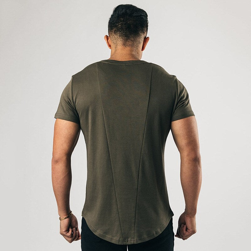 Men's Henley Shirt T shirt Solid Color