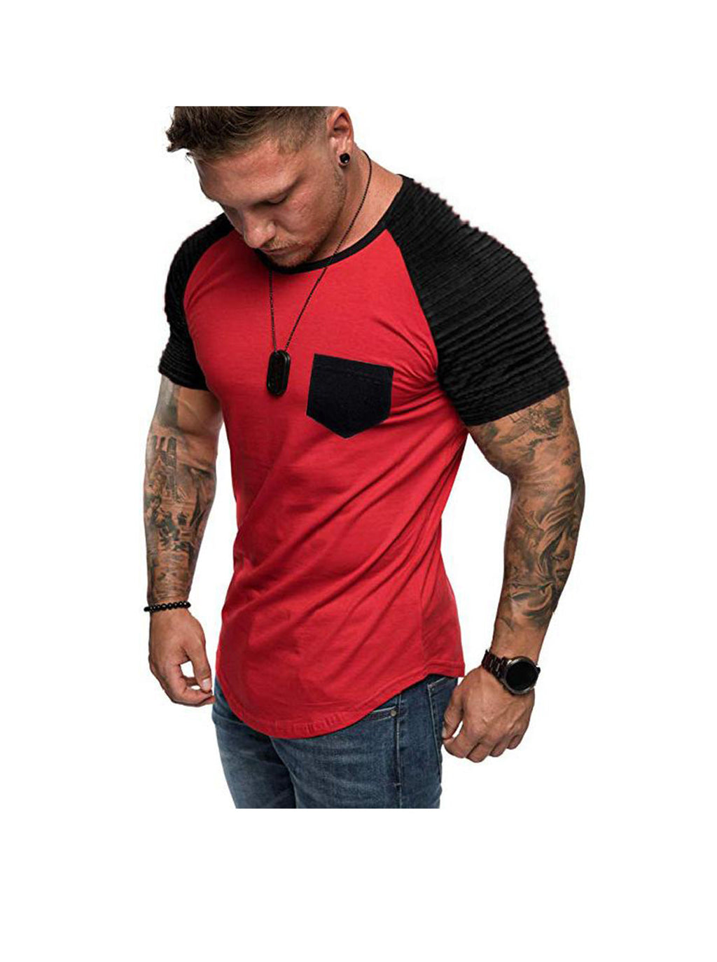 William Round Neck Raglan Sleeves T-shirt
