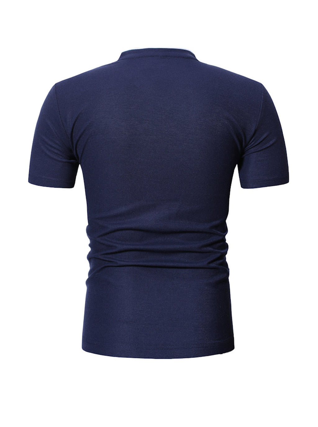 Kenney Color Block V Neck Casual T-shirt