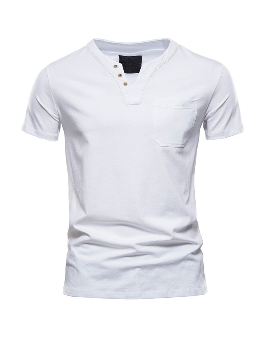 Men's Simple V-Neck Casual T-shirt