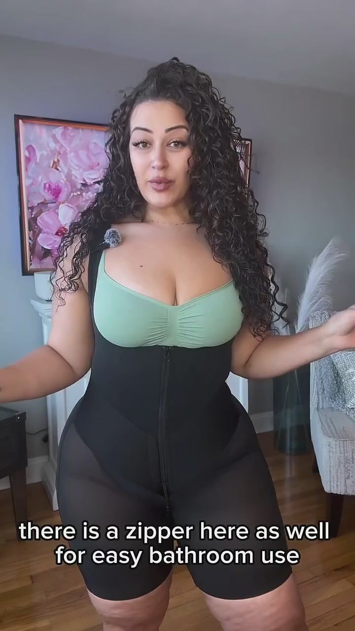 V-Shaped Faja Tummy Control Butt Lift Bodysuit